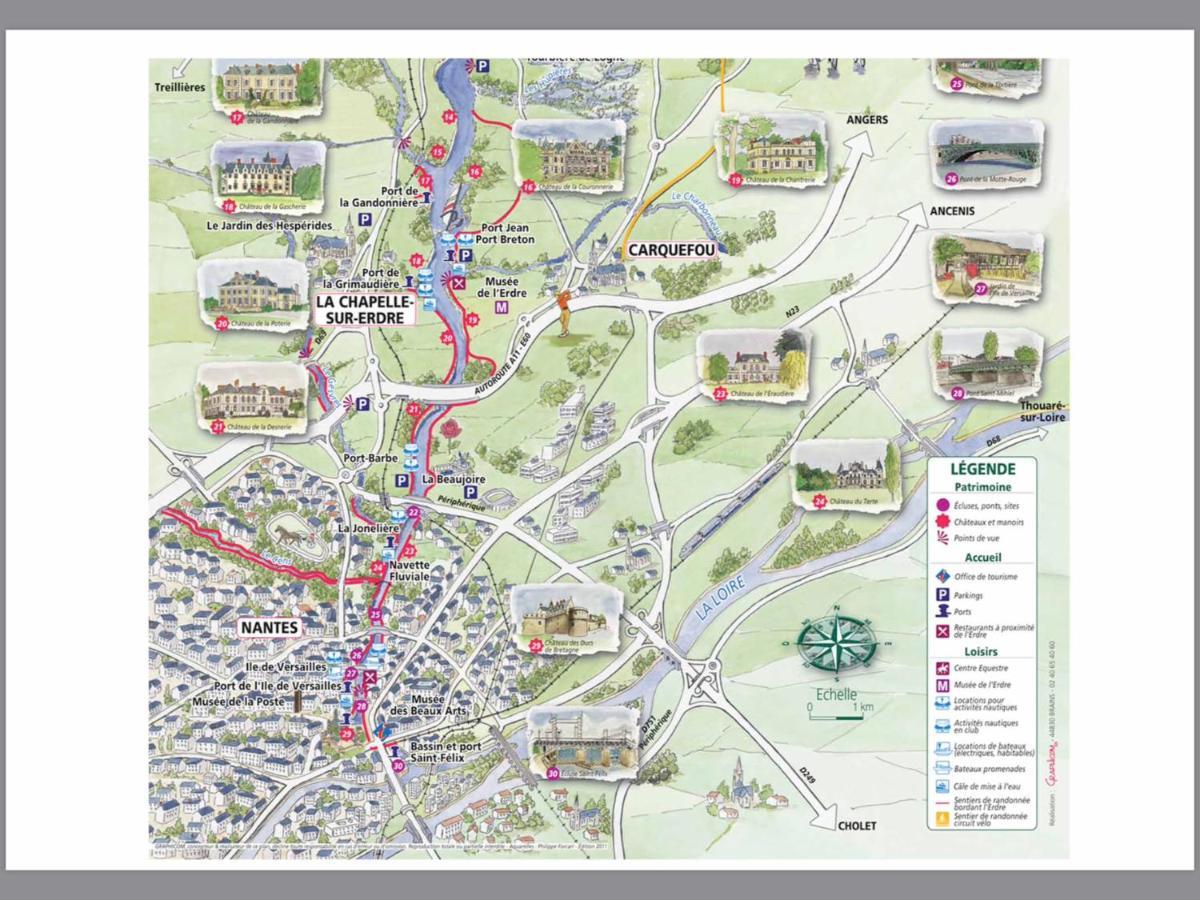 Logement Climatise Erdre Riviere La Chapelle-Sur-Erdre Exterior photo